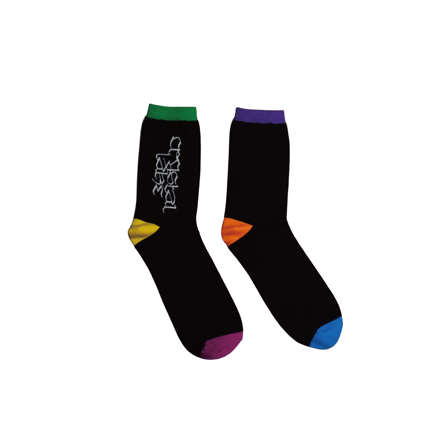 SOCKS (GREEN&PURPLE COLORFUL)