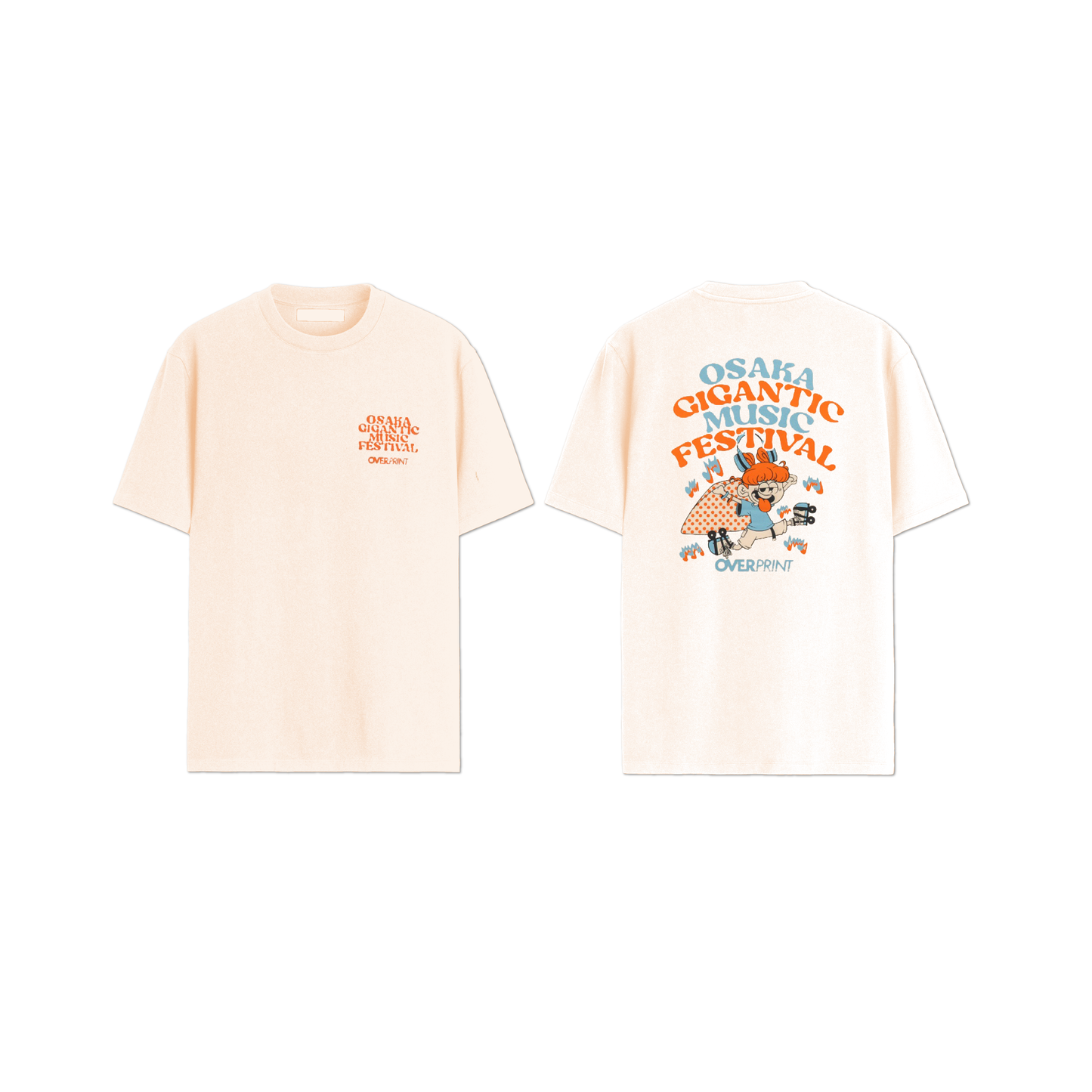 GIGA×overprint Tee