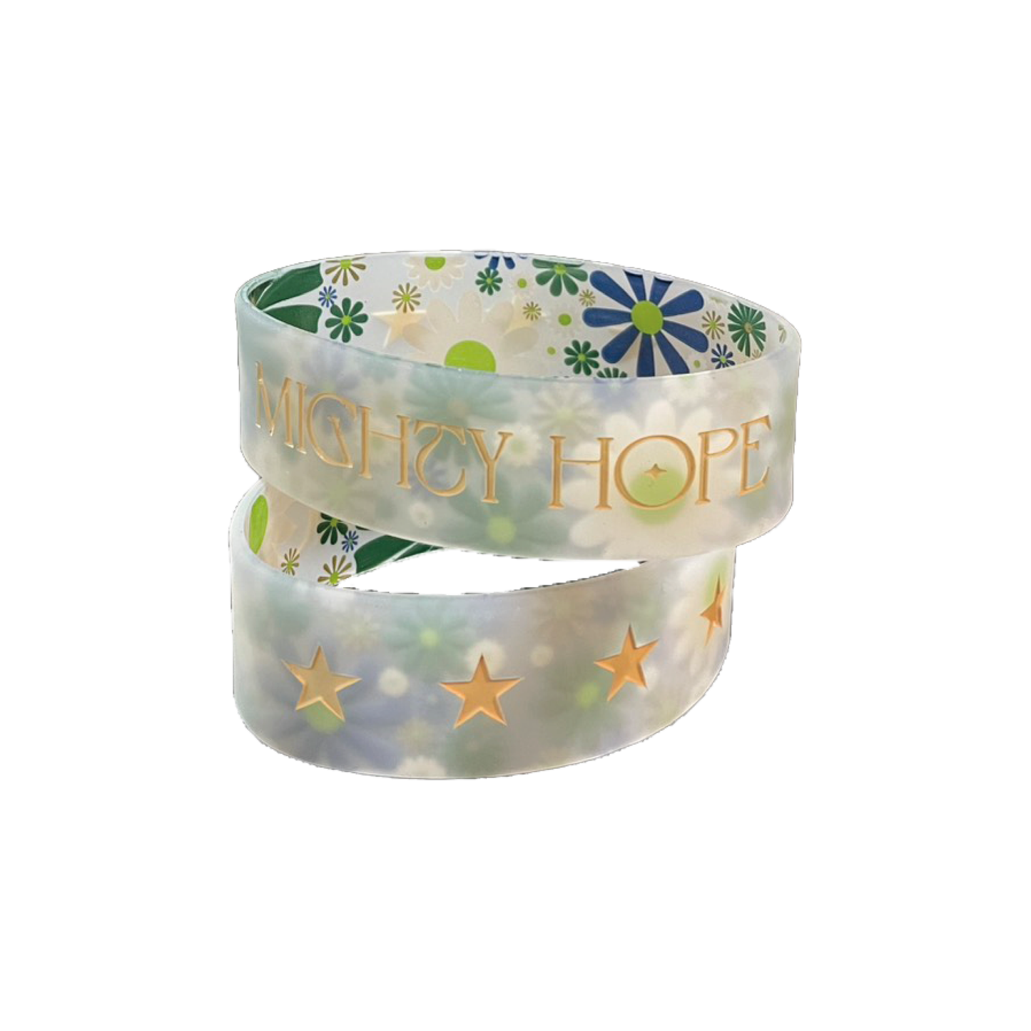 CLEAR FLOWER RUBBER BAND