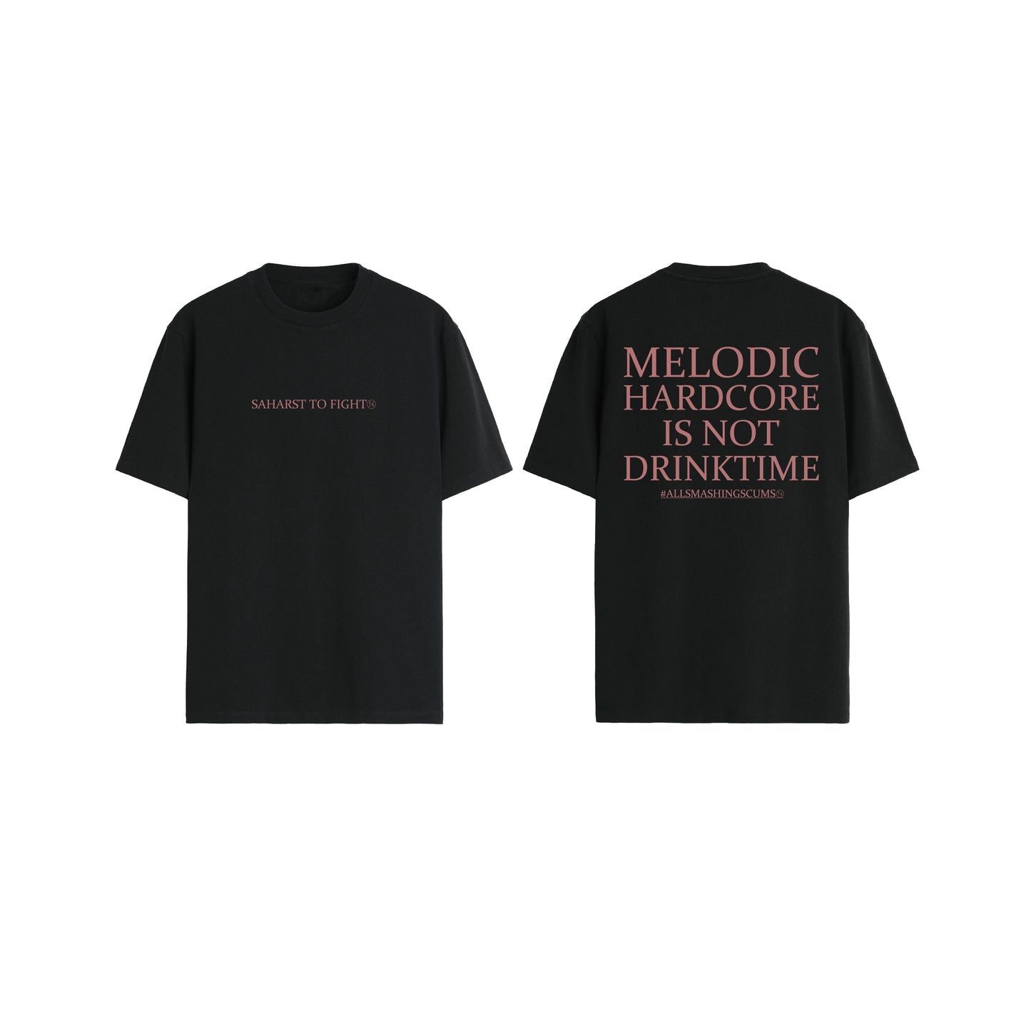 SAHAA×FIRST TO FIGHT W NAME T-shirts "MHINDT"