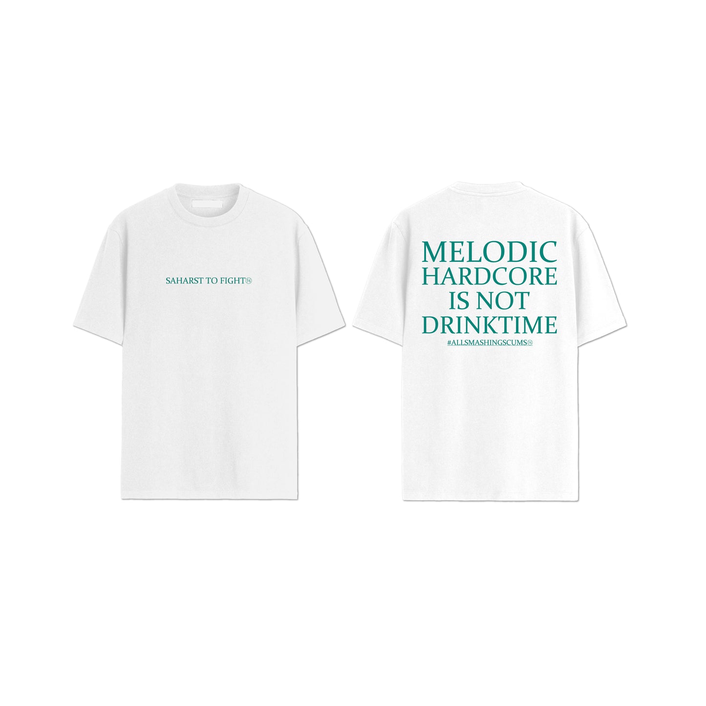 SAHAA×FIRST TO FIGHT W NAME T-shirts "MHINDT"