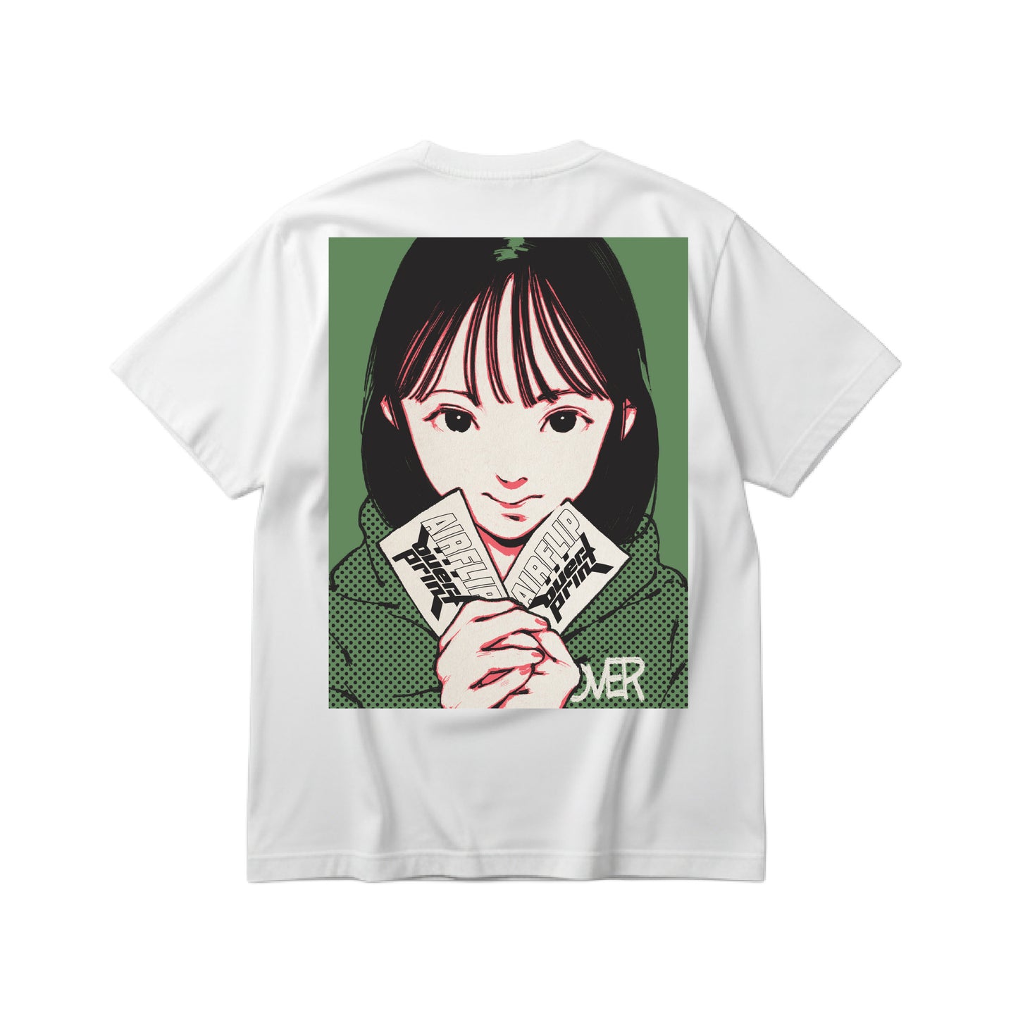 over print x AIRFLIP TICKET Tee