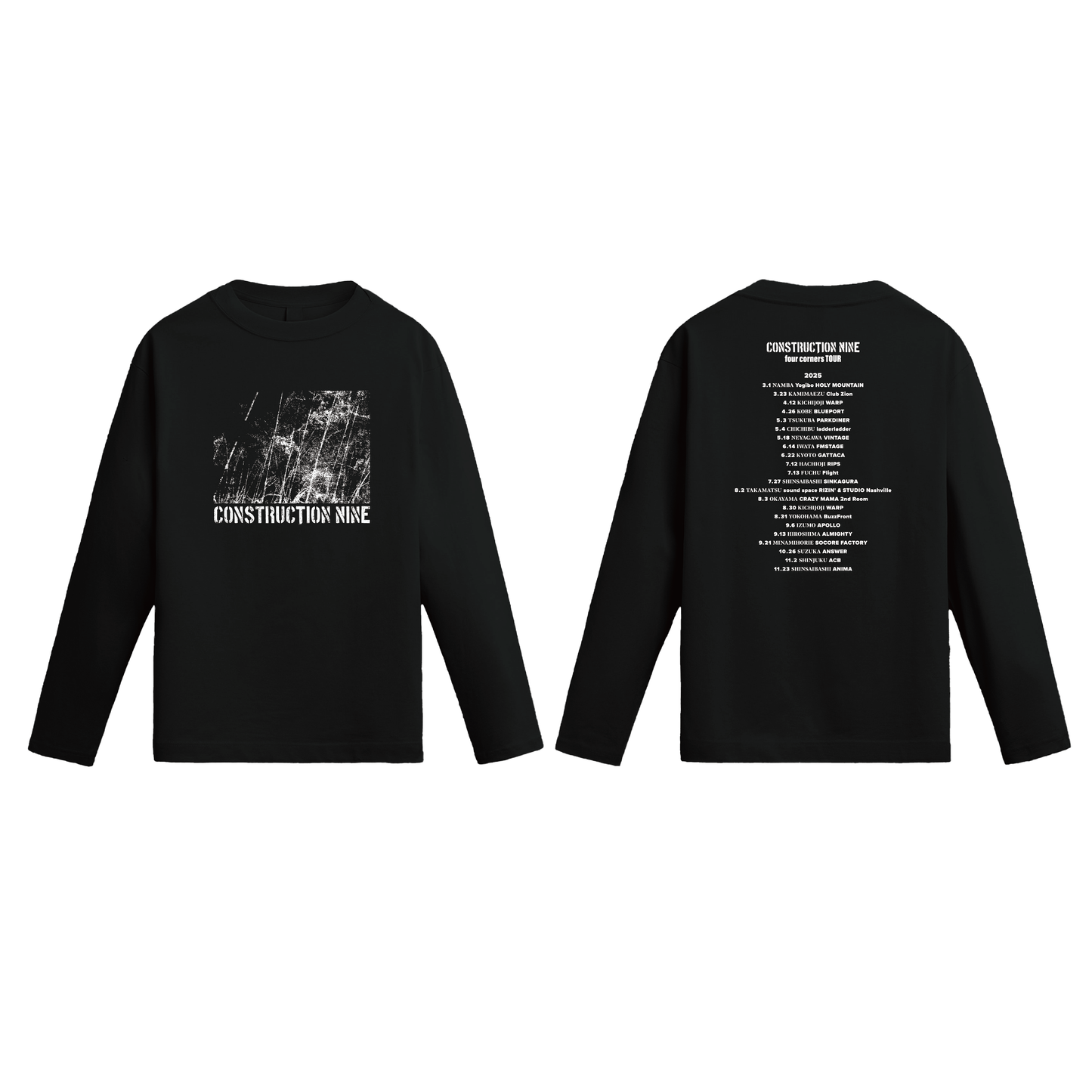 four corners TOUR L/S T-shirts