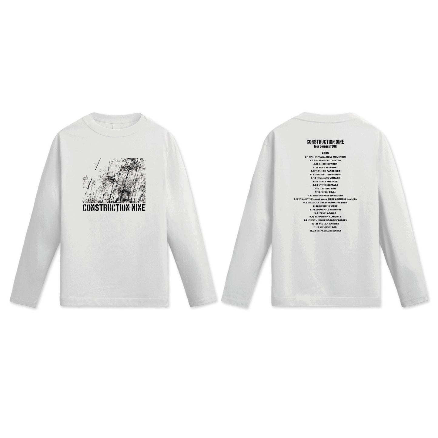 four corners TOUR L/S T-shirts