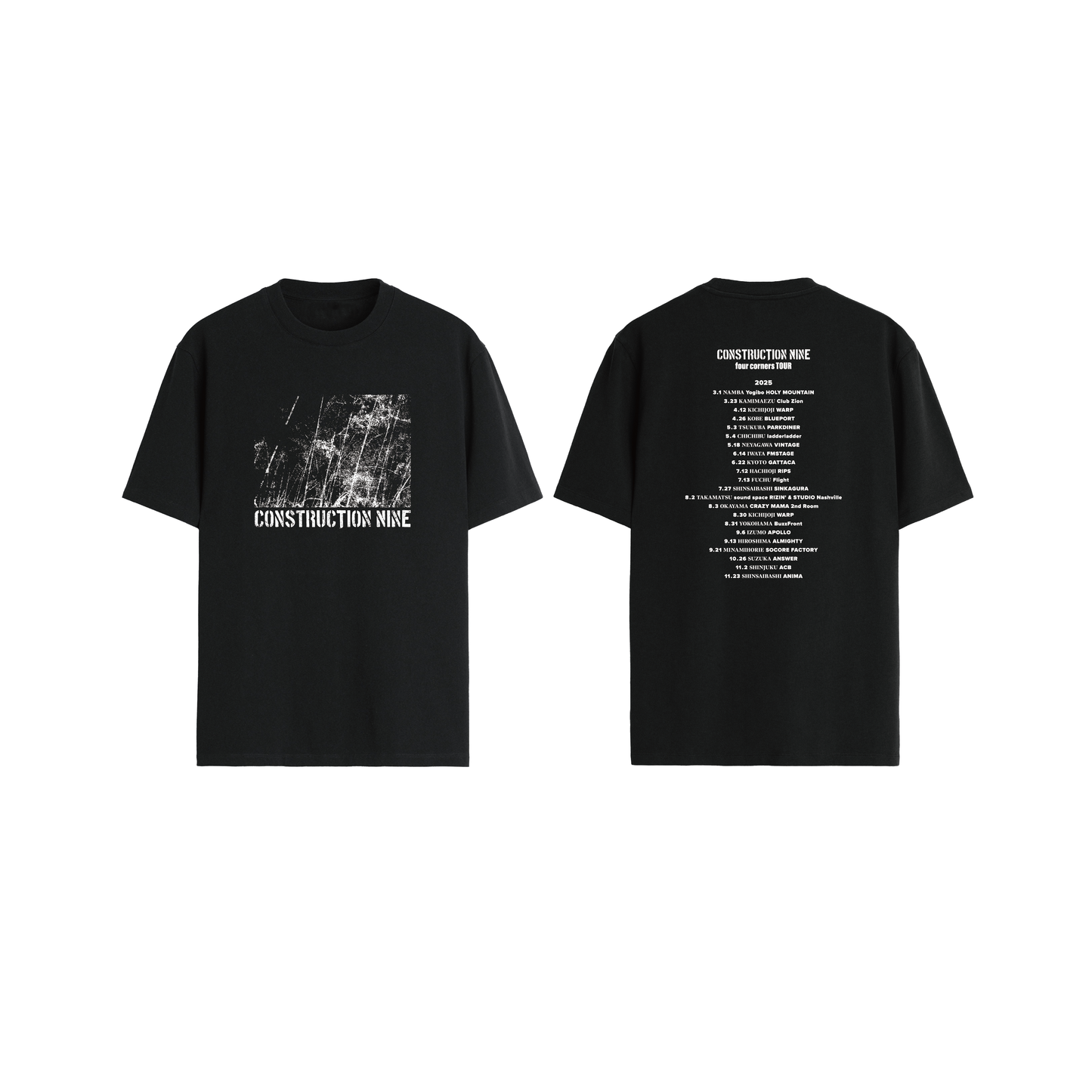 four corners TOUR T-shirts