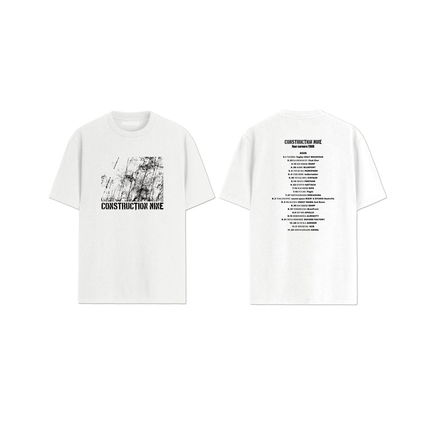 four corners TOUR T-shirts