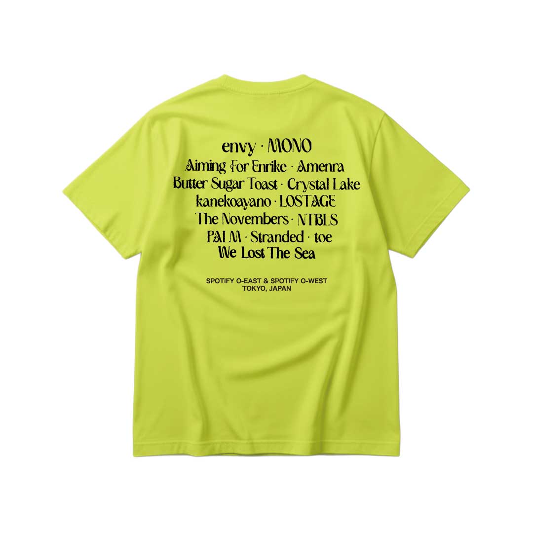 【受注／Pre-Order】THE ARGUMENT LOGO S/S Tee - YELLOW