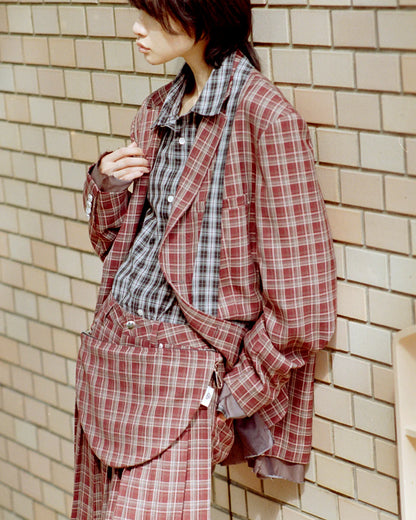 Oversized Jacket (check)