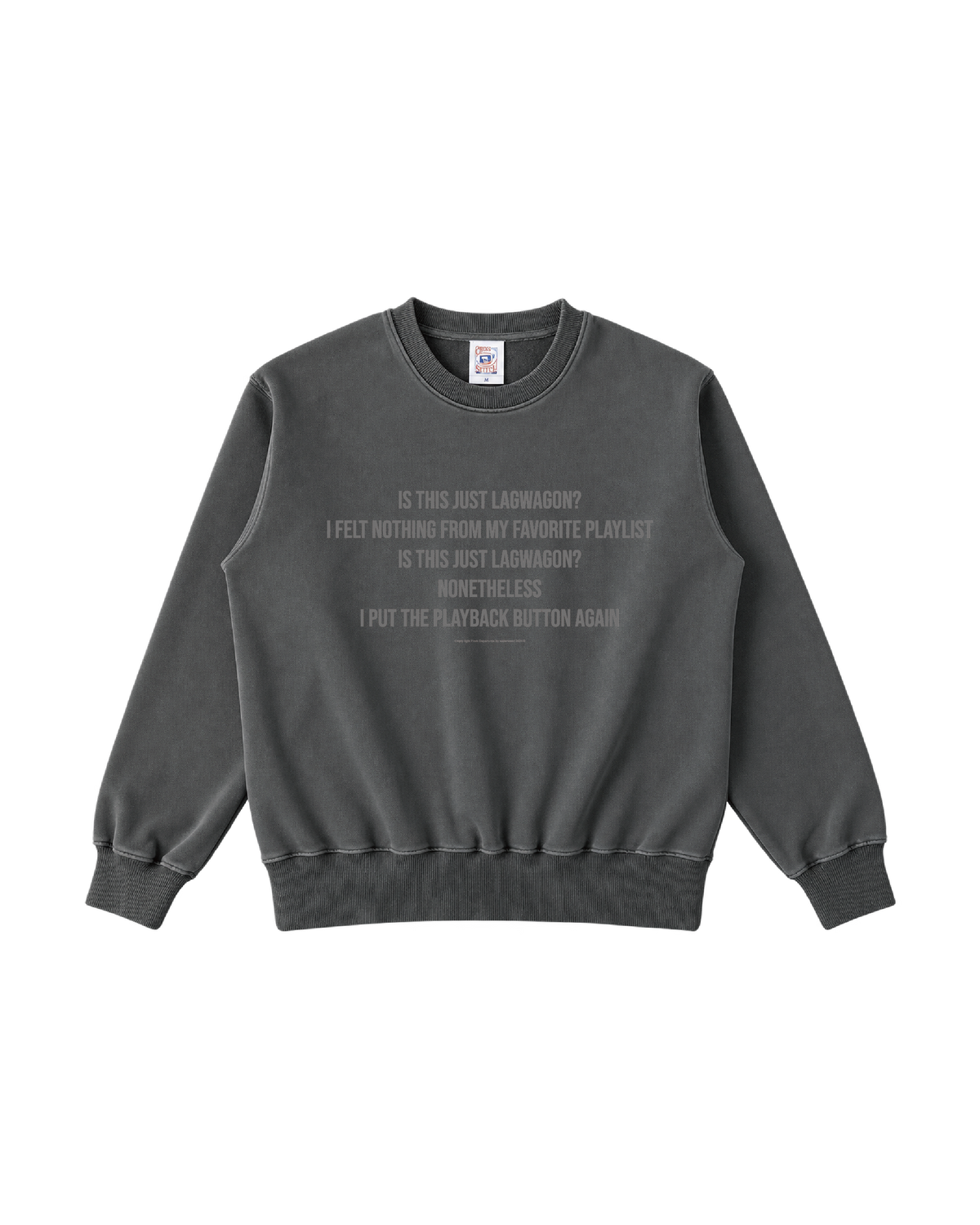 【受注/Pre-order】Empty light CREWNECK SWEAT