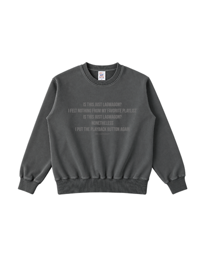 【受注/Pre-order】Empty light CREWNECK SWEAT