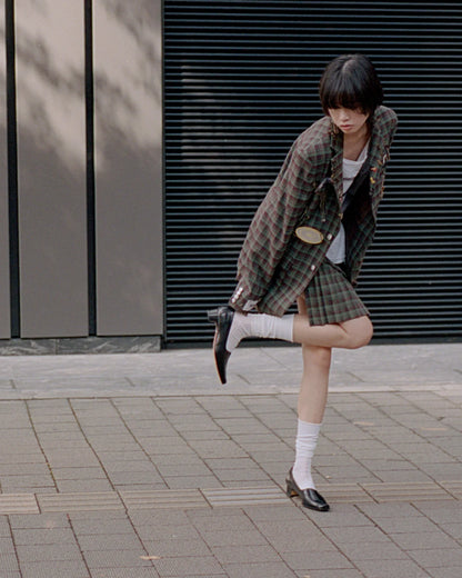 Oversized Jacket (check)