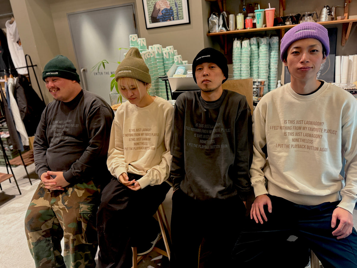 【受注/Pre-order】Empty light CREWNECK SWEAT