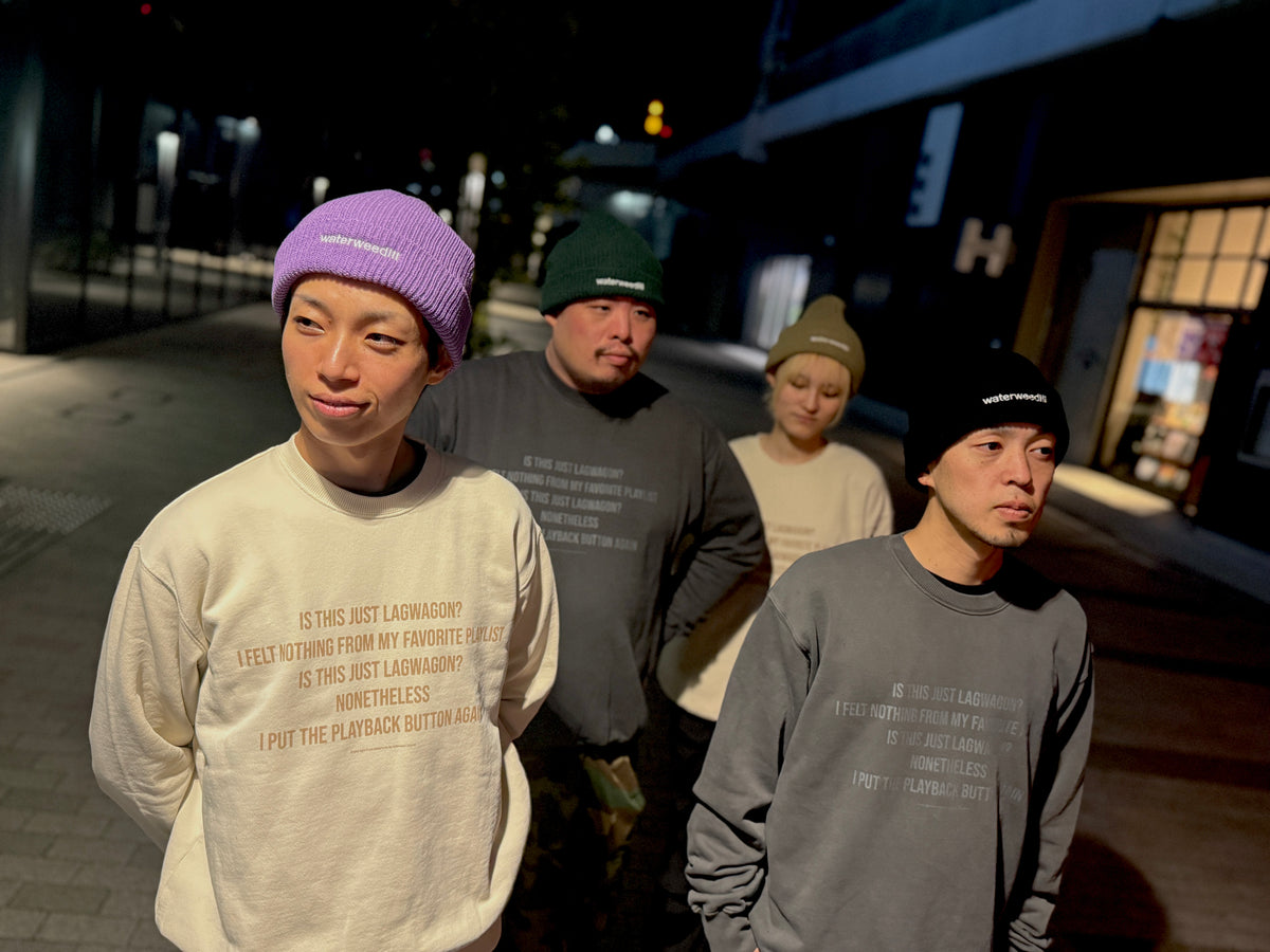 【受注/Pre-order】Empty light CREWNECK SWEAT