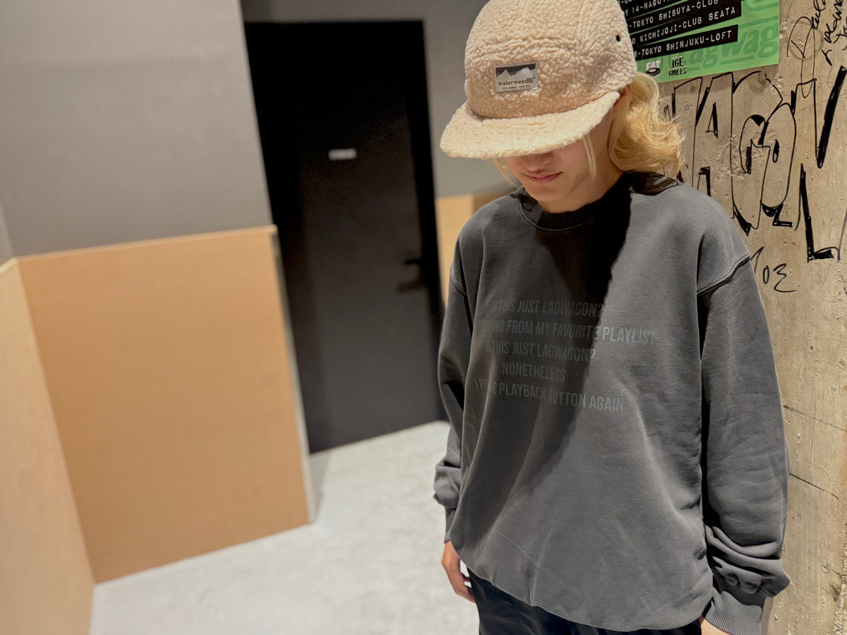 【受注/Pre-order】Empty light CREWNECK SWEAT