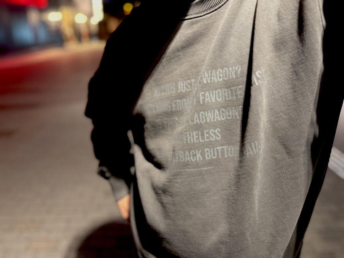【受注/Pre-order】Empty light CREWNECK SWEAT