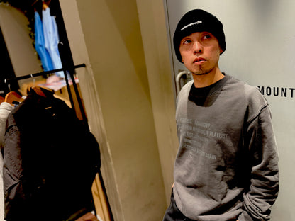 【受注/Pre-order】Empty light CREWNECK SWEAT