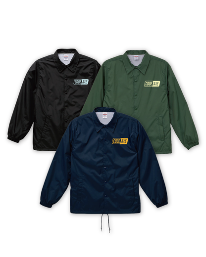 【受注】BAR LOGO NYLON COACH JACKET