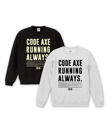 【受注】TEXT CREWNECK SWEAT