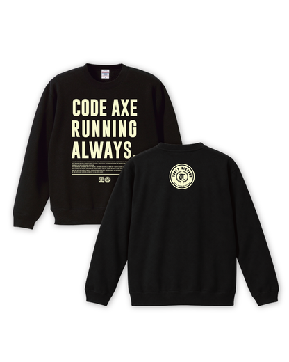 【受注】TEXT CREWNECK SWEAT
