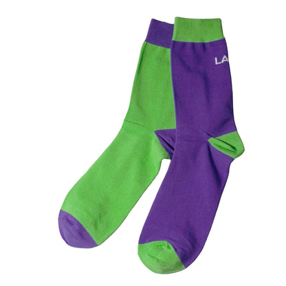 SOCKS (GREEN&PURPLE)