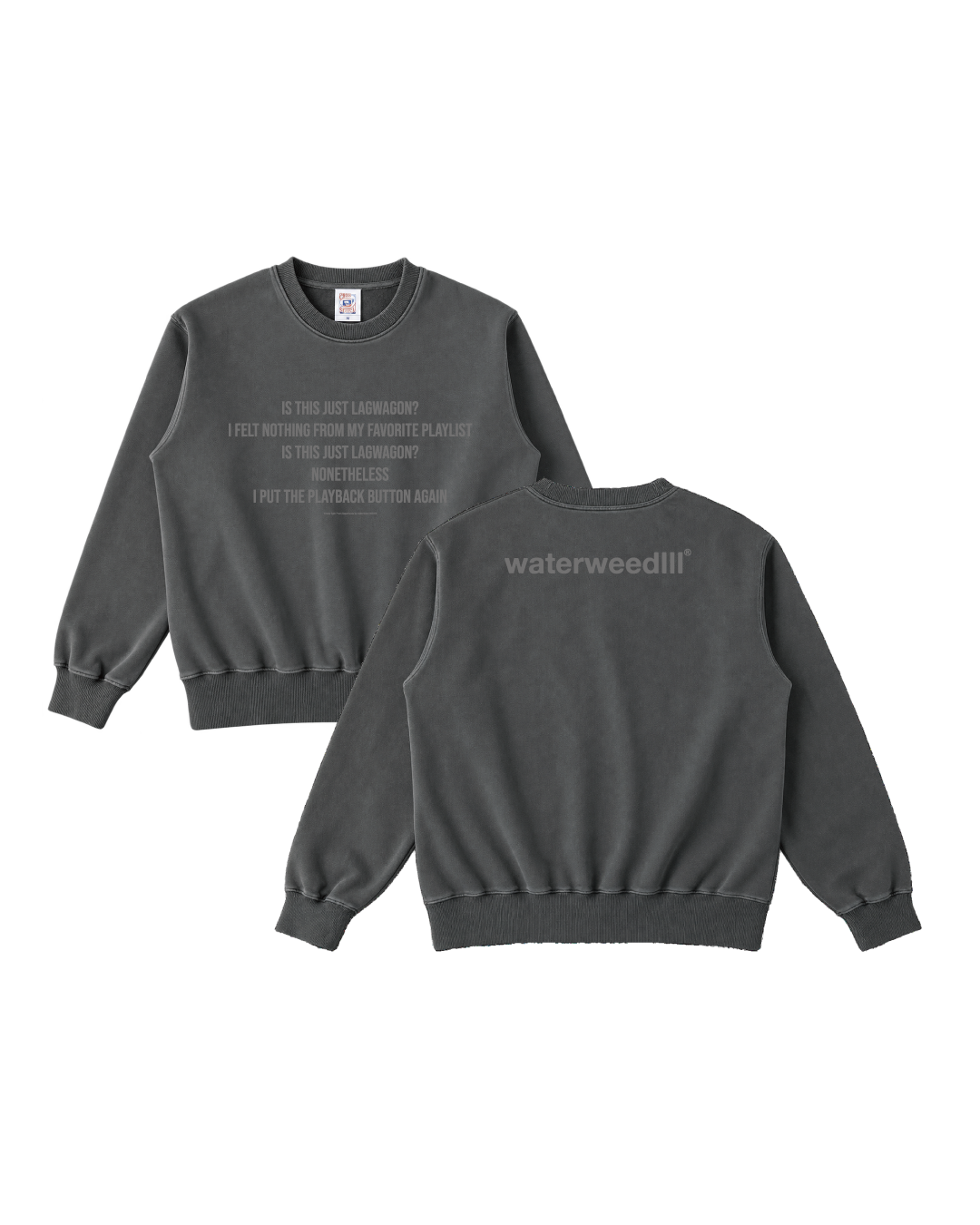【受注/Pre-order】Empty light CREWNECK SWEAT