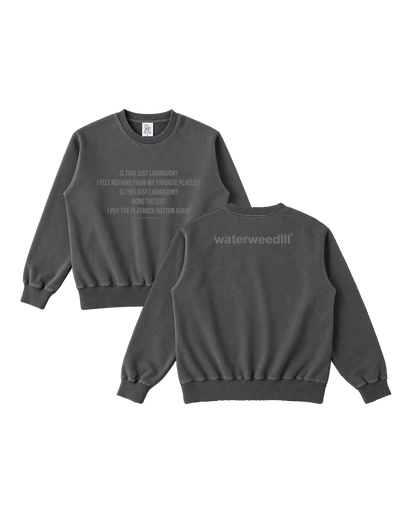 【受注/Pre-order】Empty light CREWNECK SWEAT