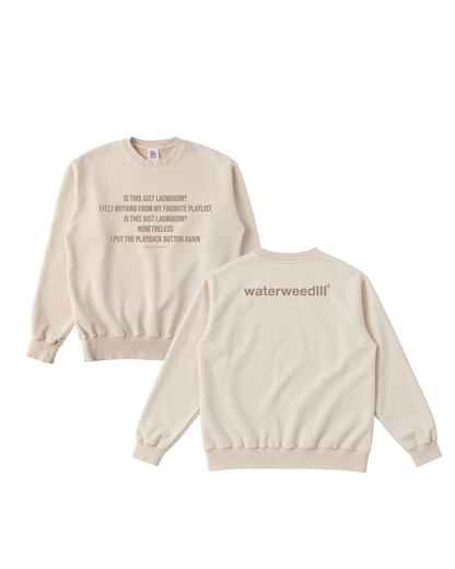 【受注/Pre-order】Empty light CREWNECK SWEAT
