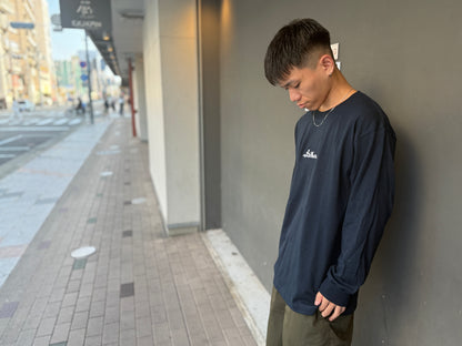 【受注/Pre-order】Classic Logo 刺繍  L/S T-shirt