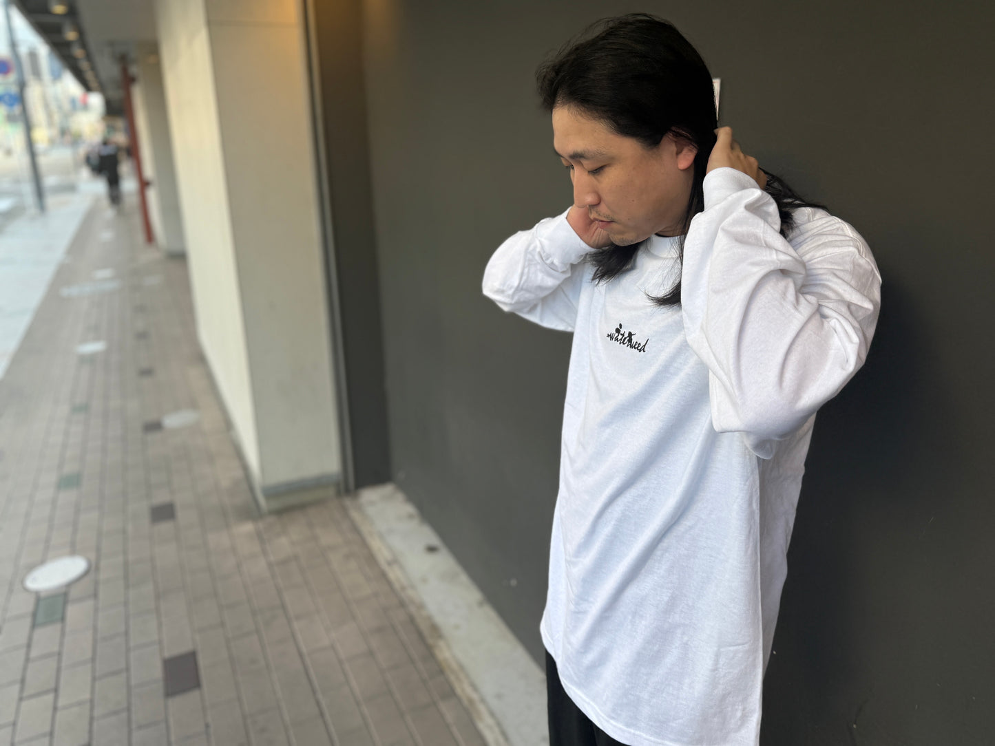 【受注/Pre-order】Classic Logo 刺繍  L/S T-shirt