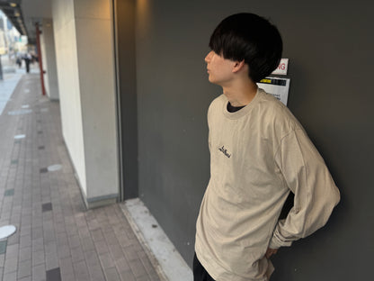 【受注/Pre-order】Classic Logo 刺繍  L/S T-shirt