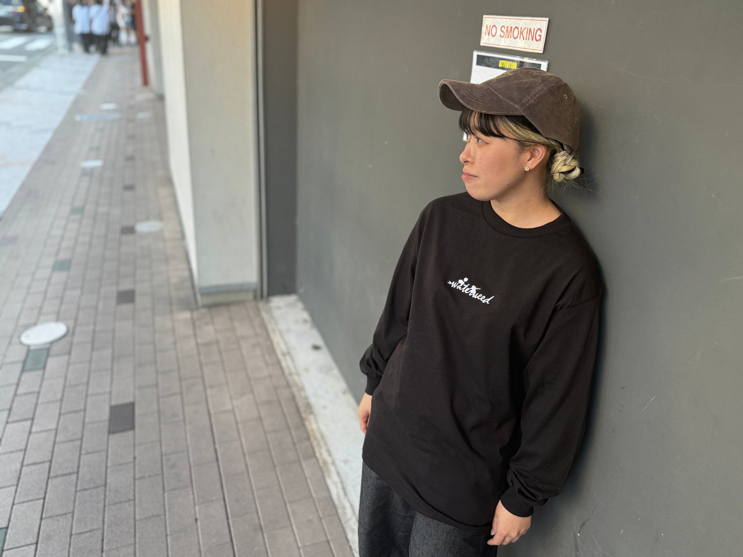 【受注/Pre-order】Classic Logo 刺繍  L/S T-shirt
