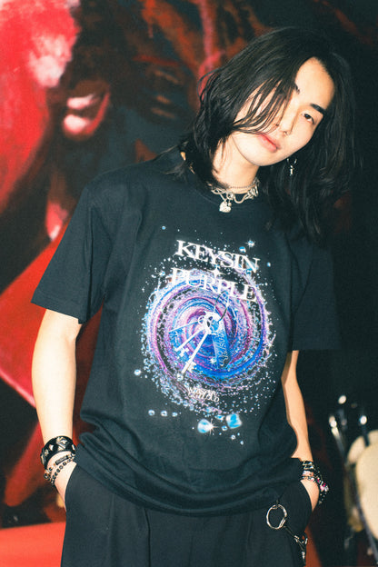 KEYS IN PURPLE T-SHIRTS