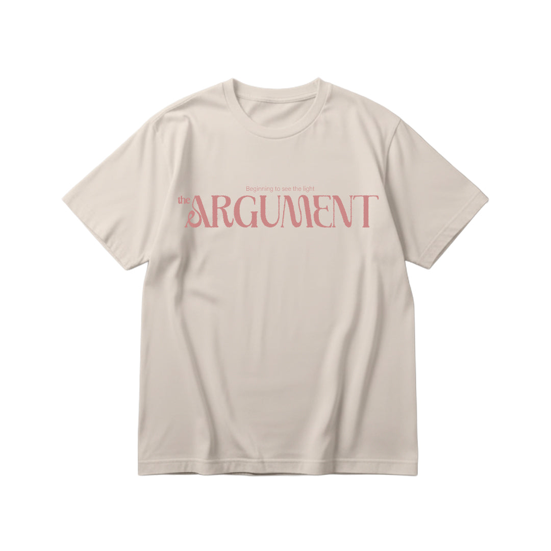 【受注／Pre-Order】THE ARGUMENT LOGO S/S Tee - IVORY