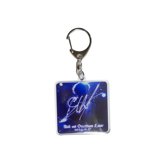 Acrylic key chain exclusive to the one-man concert