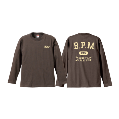 L/S T-Shirt "B.P.M."