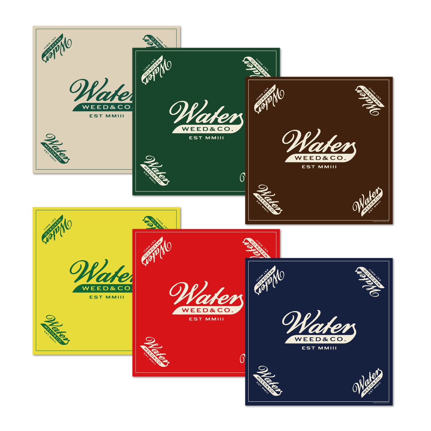 【受注/Pre-order】WEED&CO. BANDANA