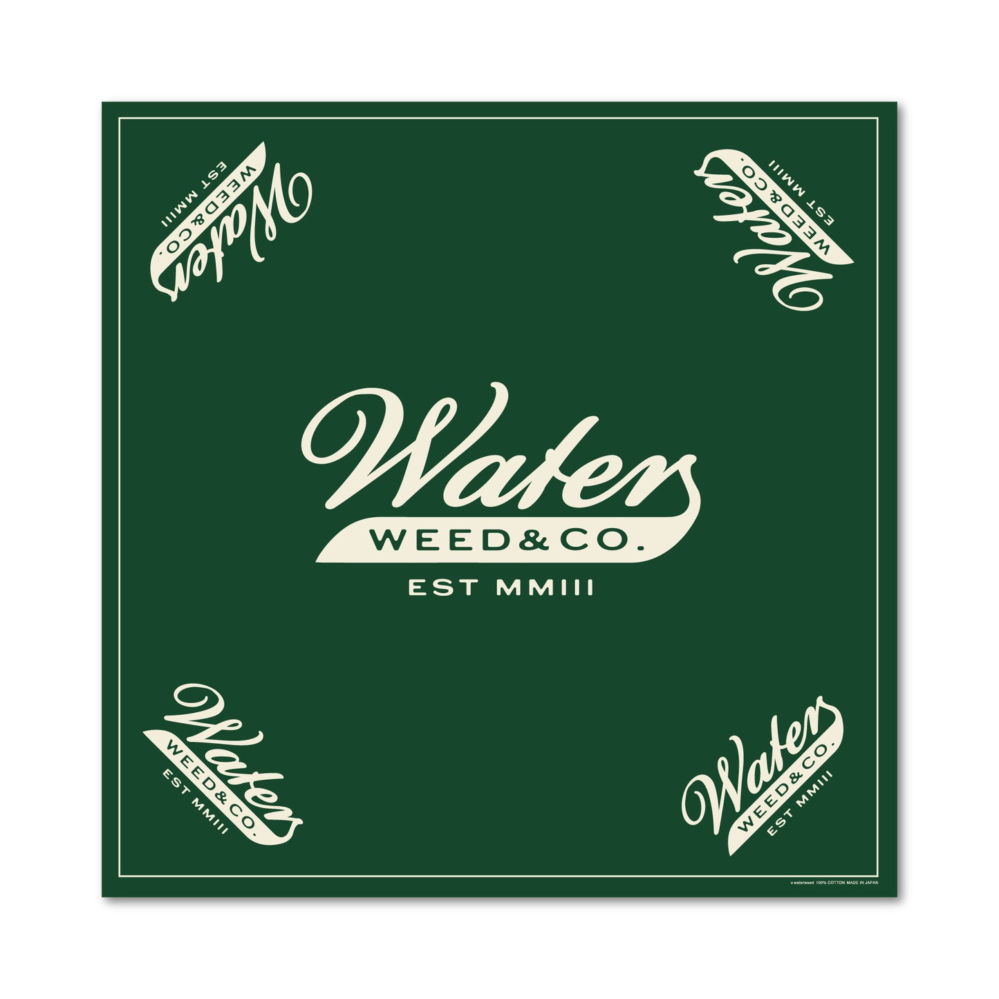 【受注/Pre-order】WEED&CO. BANDANA