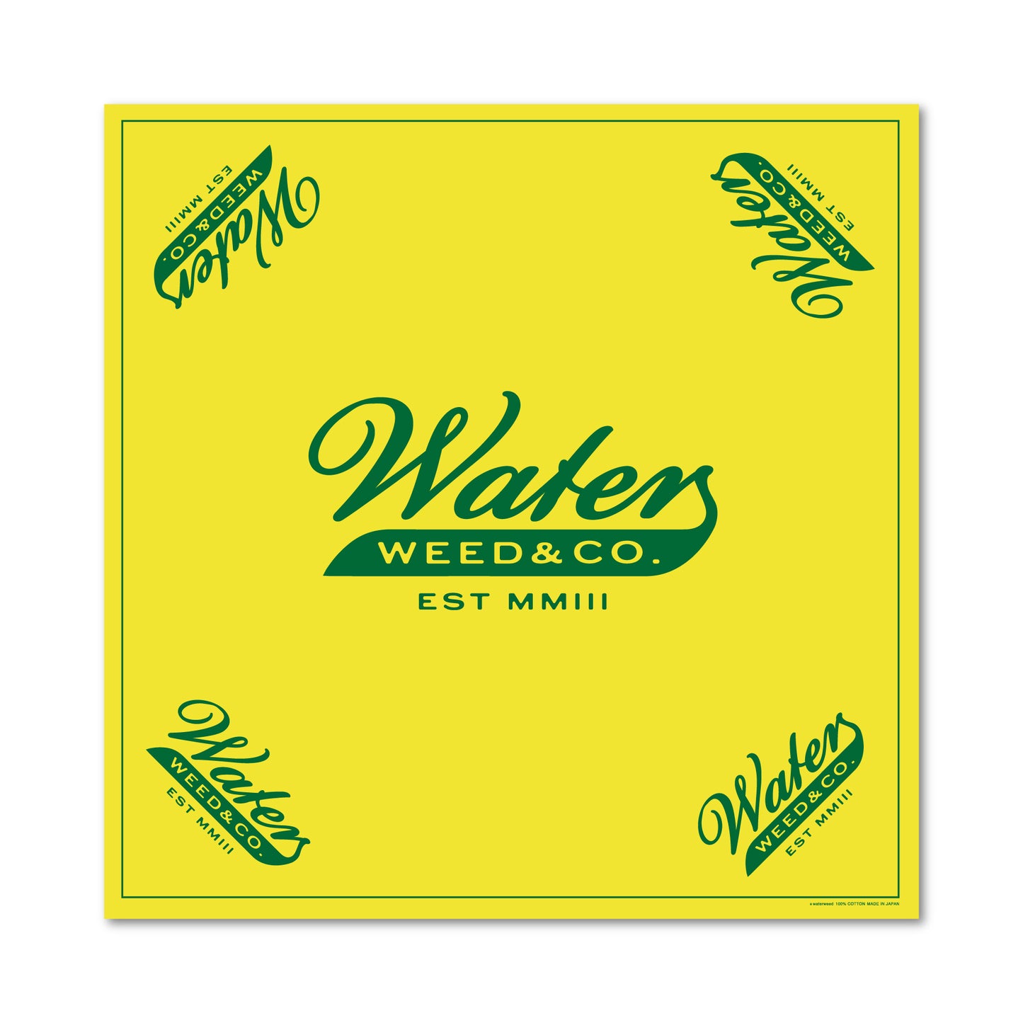 【受注/Pre-order】WEED&CO. BANDANA
