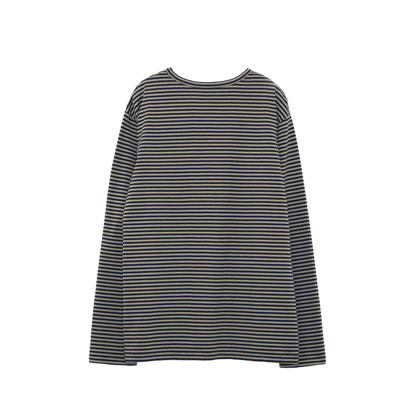 One-point long sleeve tee (border)