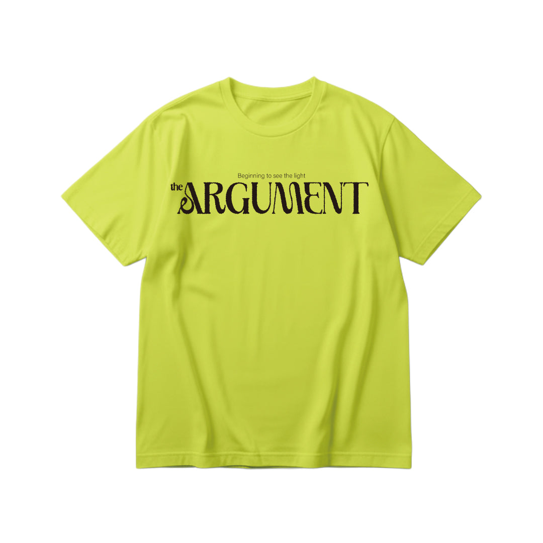 【受注／Pre-Order】THE ARGUMENT LOGO S/S Tee - YELLOW