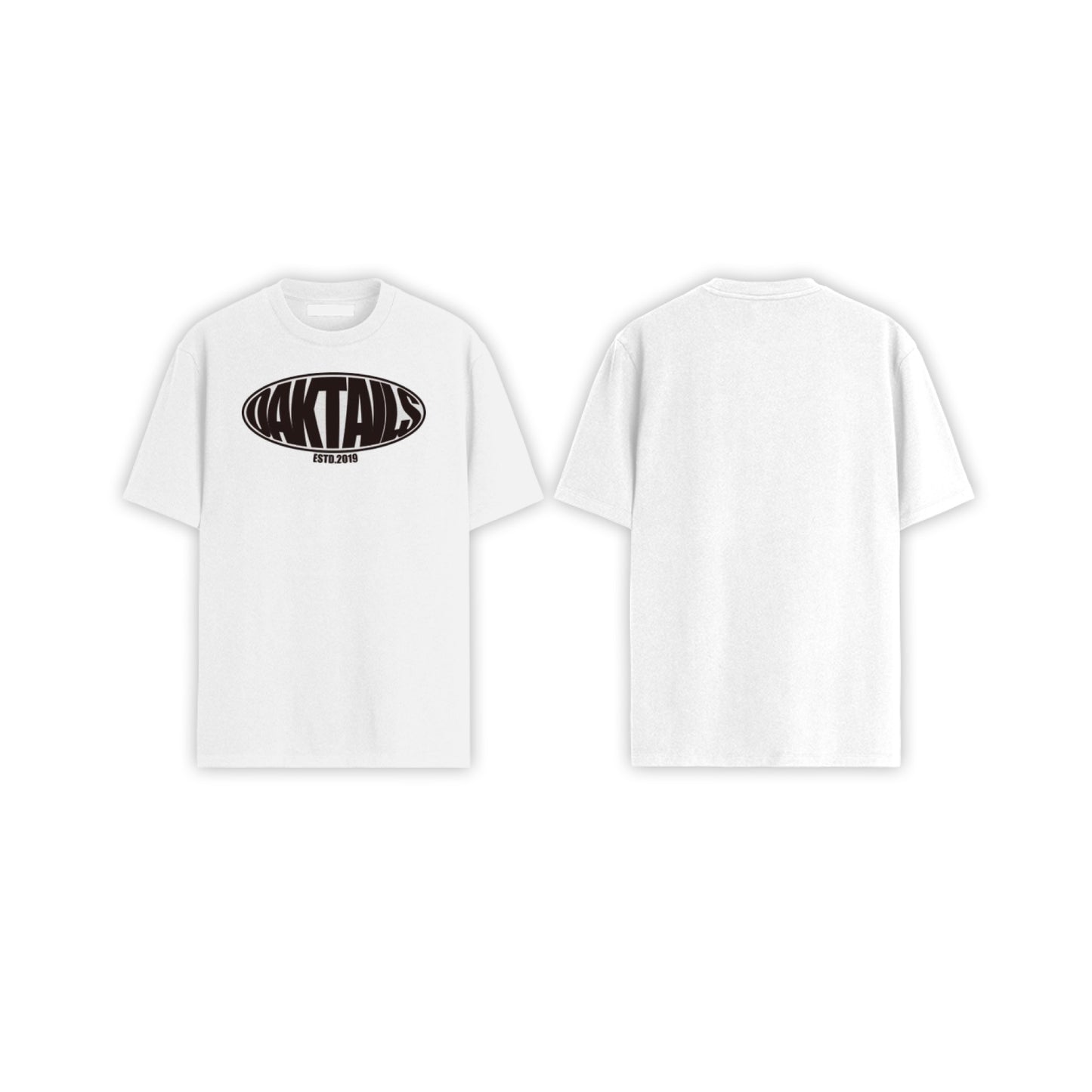OAKTAILS WARP LOGO TEE