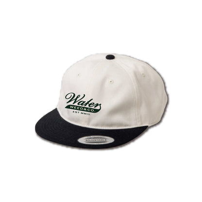 WEED&CO. 刺繍 FLAT VISOR CAP