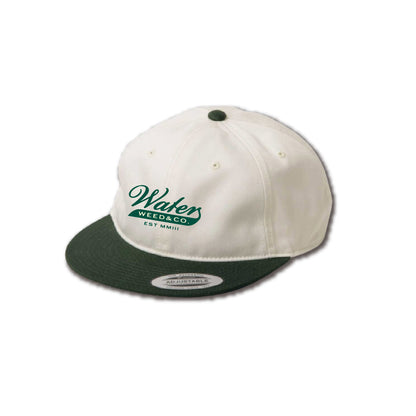 WEED&CO. 刺繍 FLAT VISOR CAP