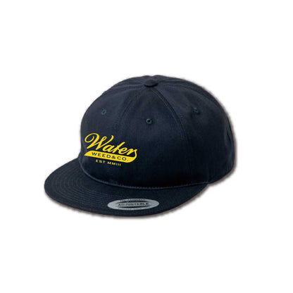WEED&CO. 刺繍 FLAT VISOR CAP